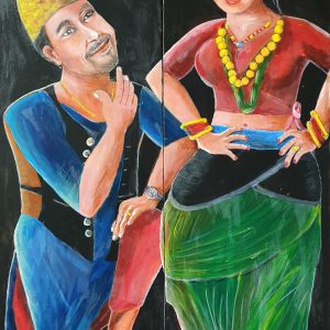 The dancing couple-Nepali
